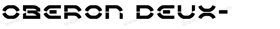 Oberon Deux字体转换